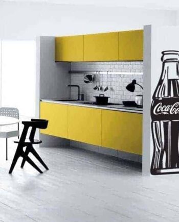 Coca-cola Flaske Wallsticker