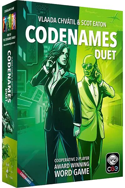 Codenames: Duet Engelsk 2025 Refresh Coop Word Game