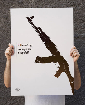 Csgo Plakat Ak Nowledge 21   29    A4  Kr  199 -