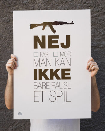 Csgo Plakat Nej Til Pause 29     21 Cm  A4  Kr  199 -