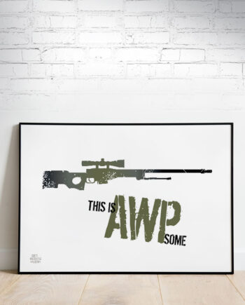 Csgo This Is Awpsome    Vandret  40   30 Cm Kr  219 -