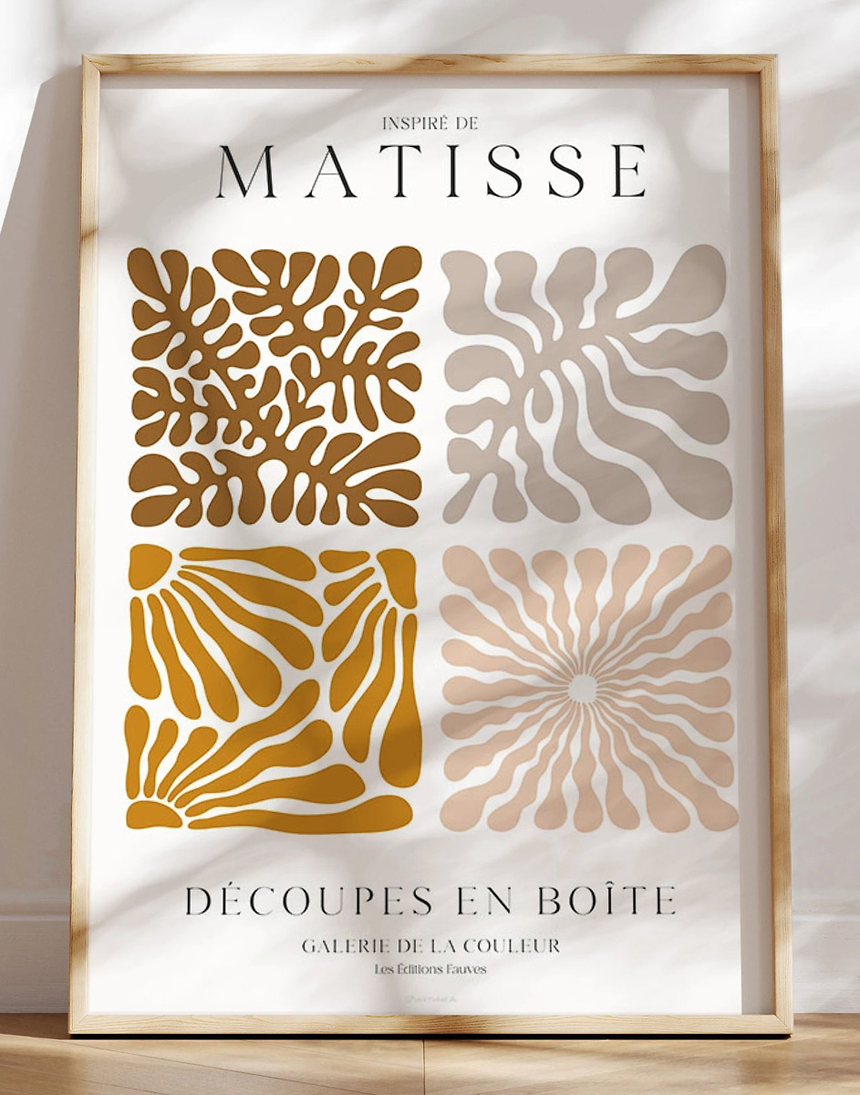 Cut Out Plakat Matisse Découpes En Boã Te