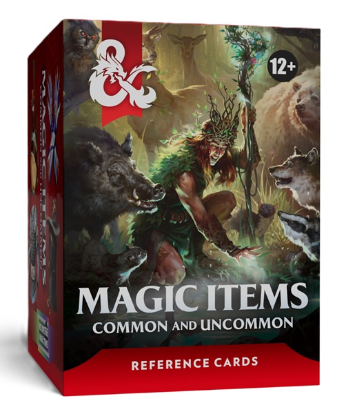 5e Tilbeh 195 184 Reference Cards Deck Magic Items: Common And Uncommon Trove Dungeons And Dragons 5th Edition