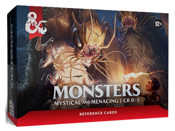 5e Tilbeh 195 184 Reference Cards Deck Monsters: Mystical And Menacing Challenge - Trove Dungeons And Dragons 5th Edition