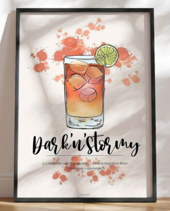 Dark   Stormy Opskrift Plakat