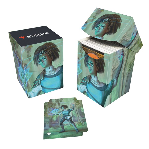 Deck Box 100  Magic Duskmourn: Commander Zimone  Mystery Unraveler Ultra Pro  38594