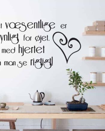 Det Væsentlige Wallsticker