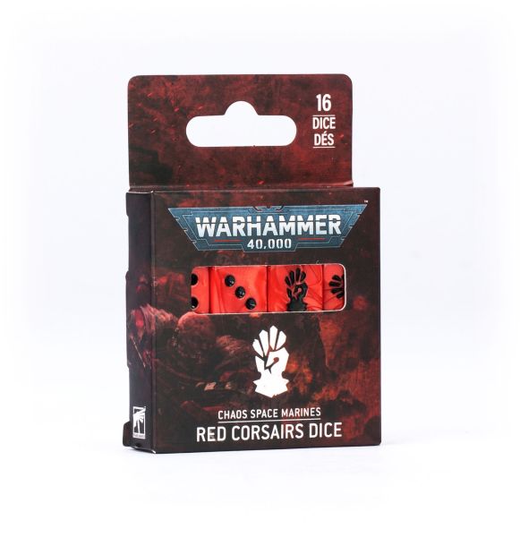 Dice Terninger Red Corsairs 16d6 99220102021