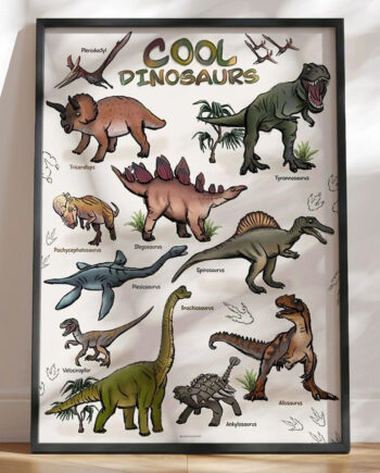 Dinosaurplakat Til Børn
