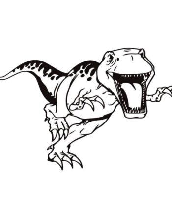 Dinosaurus Wallsticker   -rex Kommer  57x63cm