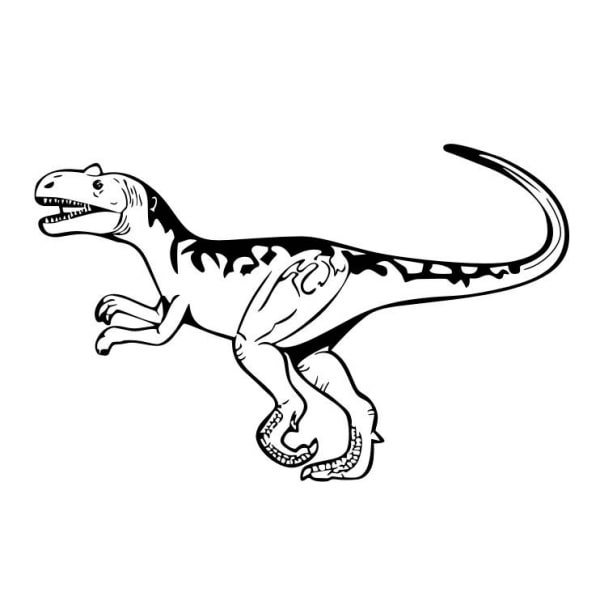 Dinosaurus Wallsticker Velociraptor 39x57cm
