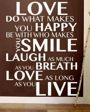 Do What Makes You Happy Wallsticker