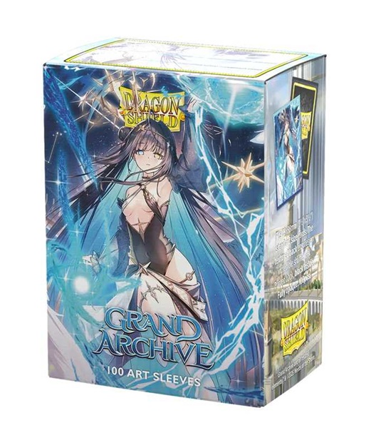 Dragon Shield Deck Protectors Matte Dual Art Sleeves: Grand Archive: Raziel Archangel Of Libra 100 Lommer Dragonshield Sleeves At-16182