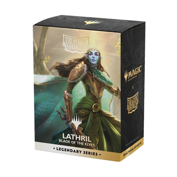 Dragon Shield Deck Protectors Matte Dual Art Sleeves: Magic: The Gathering Legendary Series: Lathril Blade Of The Elves 100 Lommer Dragonshield Sleeves At-16538
