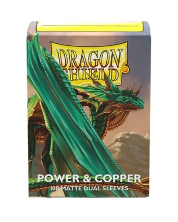 Dragon Shield Deck Protectors Matte Dual Sleeves: Power   Copper 100 Lommer Dragonshield Sleeves  At-15068