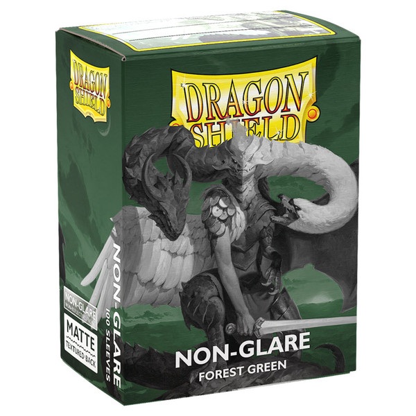 Dragon Shield Deck Protectors Matte Non-glare: Forest Green 100 Lommer Dragonshield Sleeves At-11825