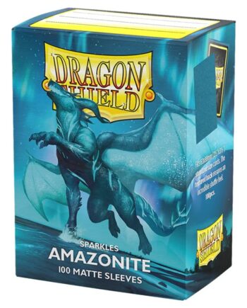 Dragon Shield Deck Protectors Matte Sleeves: Amazonite 100 Lommer Dragonshield Sleeves  At-11062