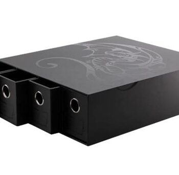Dragon Shield Fortress Card Drawers: Black  Dragonshield  At-33708