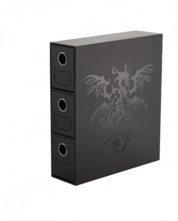 Dragon Shield Fortress Card Drawers: Black  Dragonshield  At-33700