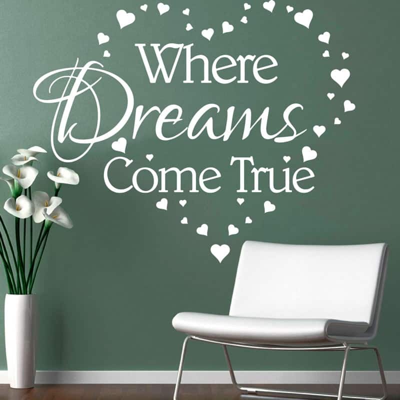 Dreams Come True Wallsticker