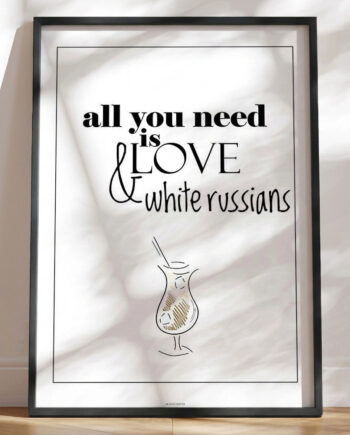 Drinks Plakat White Russian