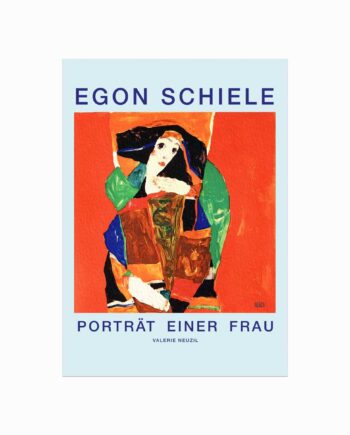 Egon Schiele  Porträt Einer Frau