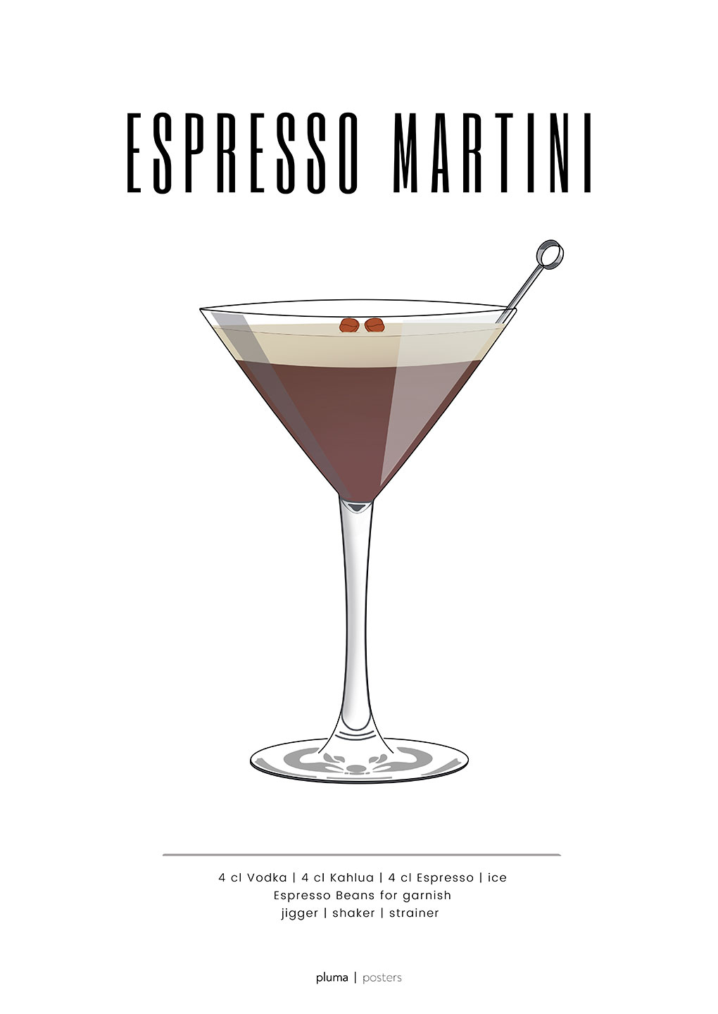 Espresso Martini Af Pluma Posters