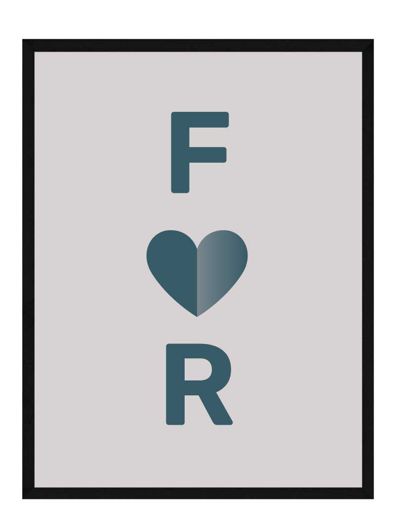 Far Hjerte Plakat