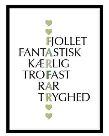 Farfar Citater Plakat