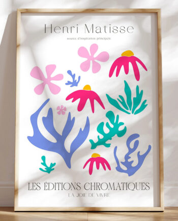 Farverig Matisse Plakat La Joie De Vivre