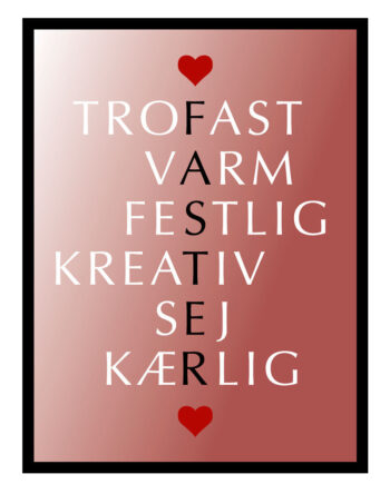 Faster Citater Plakat