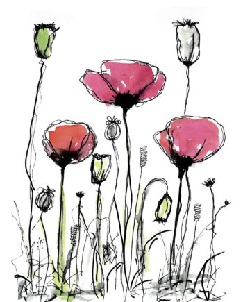 Field Flowers Af Lisa Ylander