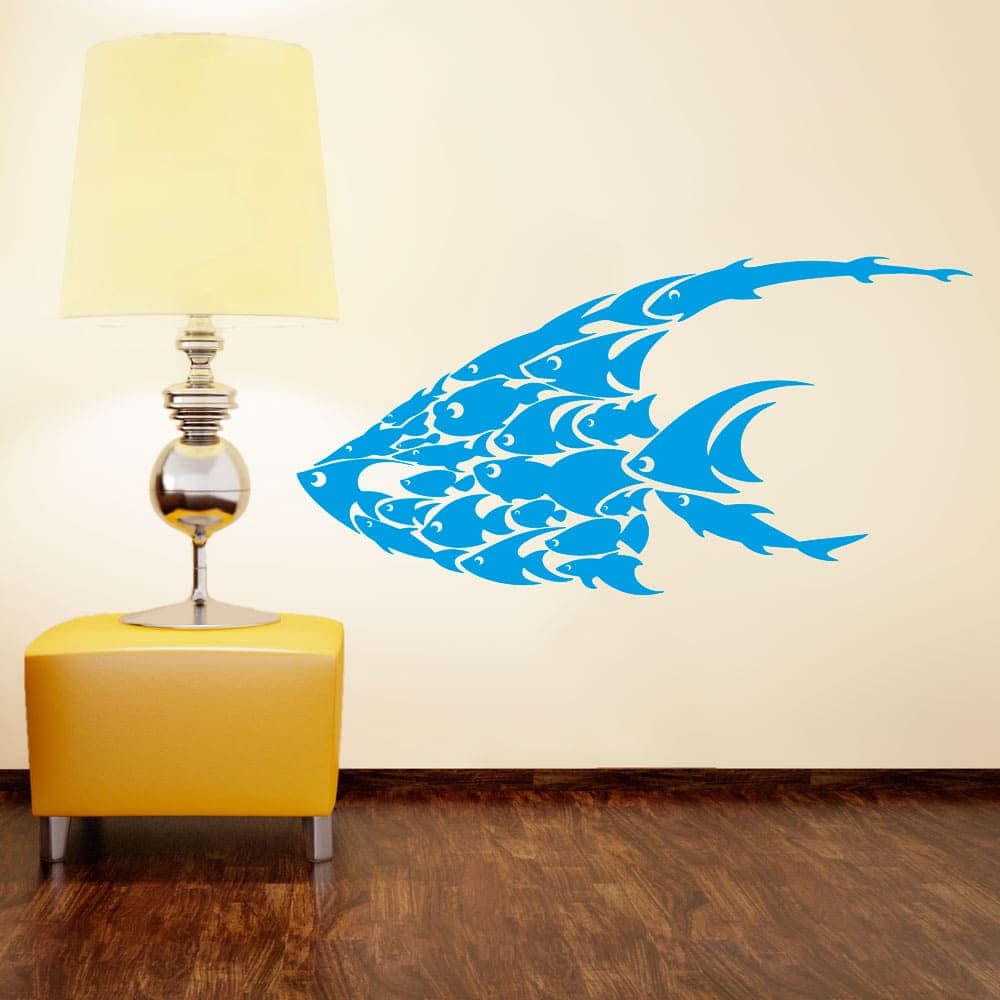 Fiskestime Wallsticker
