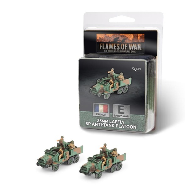 Flames Of War: 25mm Laffly Sp Anti-tank Platoon Fr161