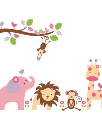 Flot Børne Zoo Wallsticker
