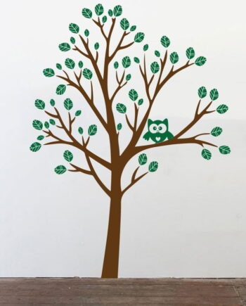 Flot Træ   To Farver Wallsticker