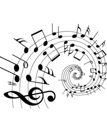Flot Wallsticker Med Dansende Noder