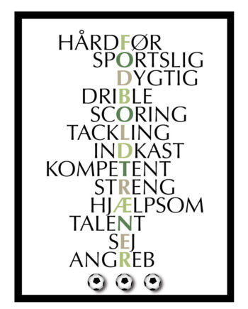 Fodboldtræner Plakat