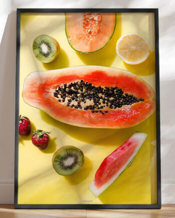 For The Love Of Fruits Fotoplakat Med Frugt