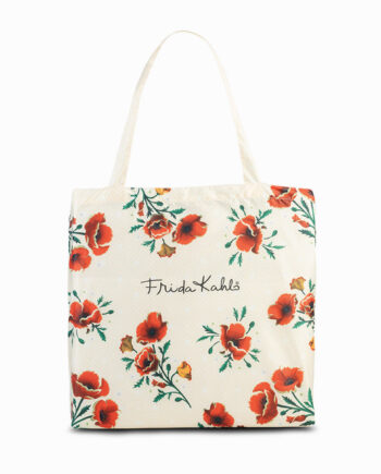Frida Kahlo   Indkøbsnet  Red Bloom