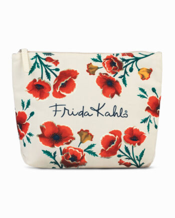 Frida Kahlo   Toilettaske  Red Bloom
