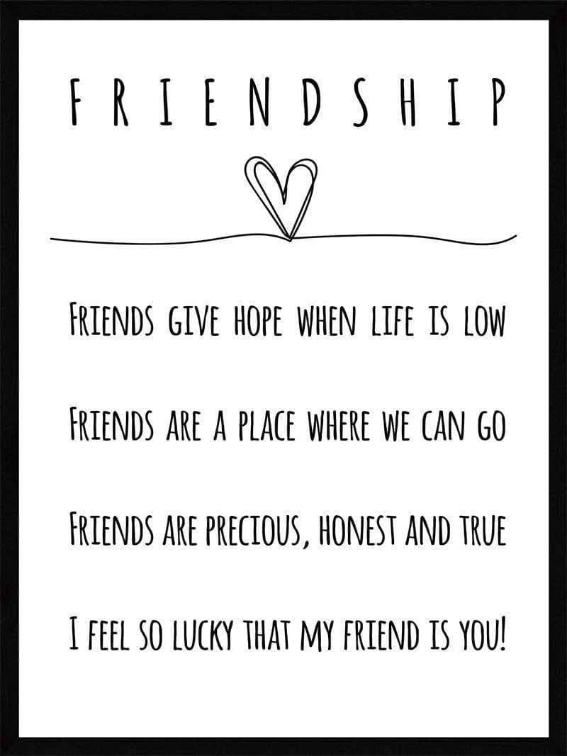 Friendship Plakat