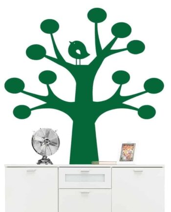 Fugl   Træ Wallsticker