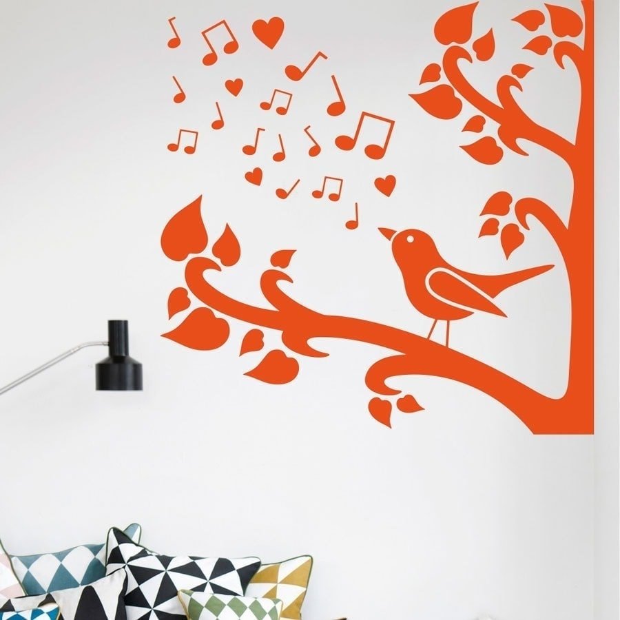 Fugl Kvidre Wallsticker
