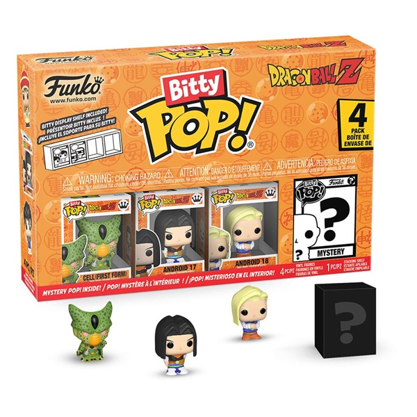 Funko Pocket Pop: Dragon Ball Bitty Series   Vinyl Figure  -pack   5cm