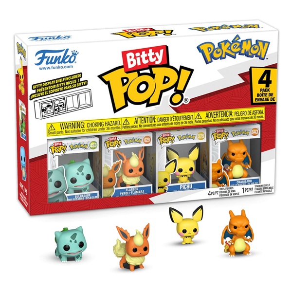 Funko Pocket Pop: Pok 195 169 Mon Bitty Series   Vinyl Figure  -pack 2cm