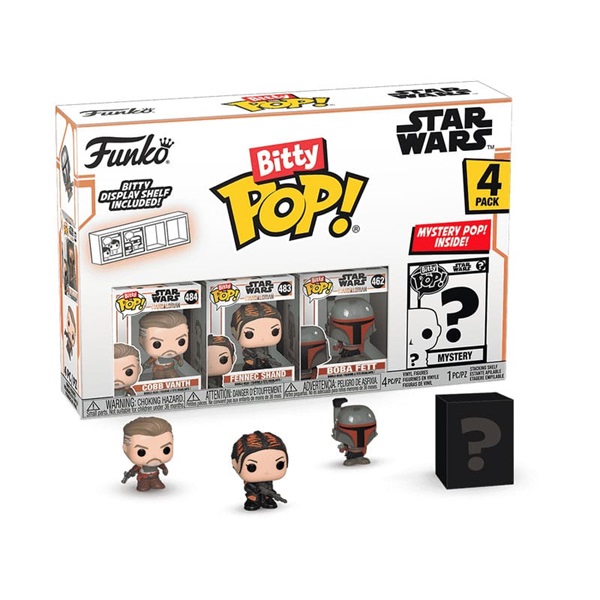Funko Pocket Pop: Star Wars: Mandalorian Bitty Marshal Vinyl Figure  -pack   5cm