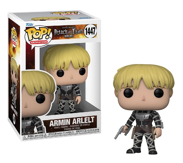 Funko Pop: Attack On Titan Armin Arlert  1447 Animation Vinyl Figure 9cm