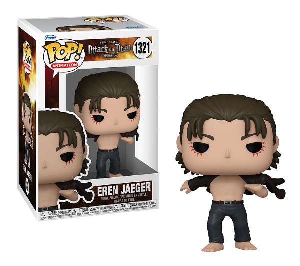 Funko Pop: Attack On Titan Eren Jeager  1321 Animation Vinyl Figure 9cm