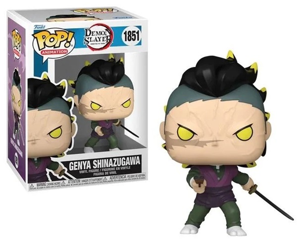 Funko Pop: Demon Slayer: Kimetsu No Yaiba Genya  Demon Form   1851 Animation Vinyl Figure 9cm